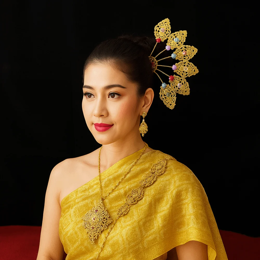 Retro Gold Thai Met…