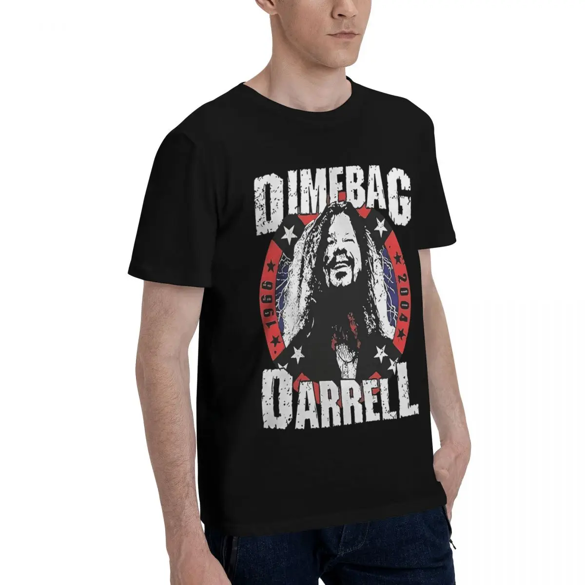 Dimebag Darrell Tribute 100% Cotton Casual Breathable Soft All-Season Confortable Anime New In Tops And T-Shirts Clothes Men