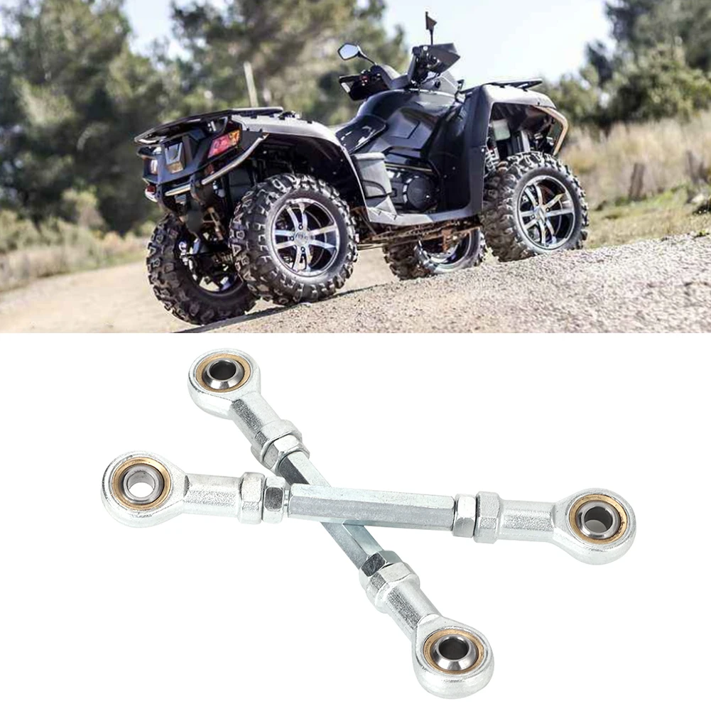 Steering Tie Rod 150mm -170mm 8mm Steering Tie Rod Kit Ball Joint for 49cc Electric Mini ATV Go Kart ATV Go Kart Accessory
