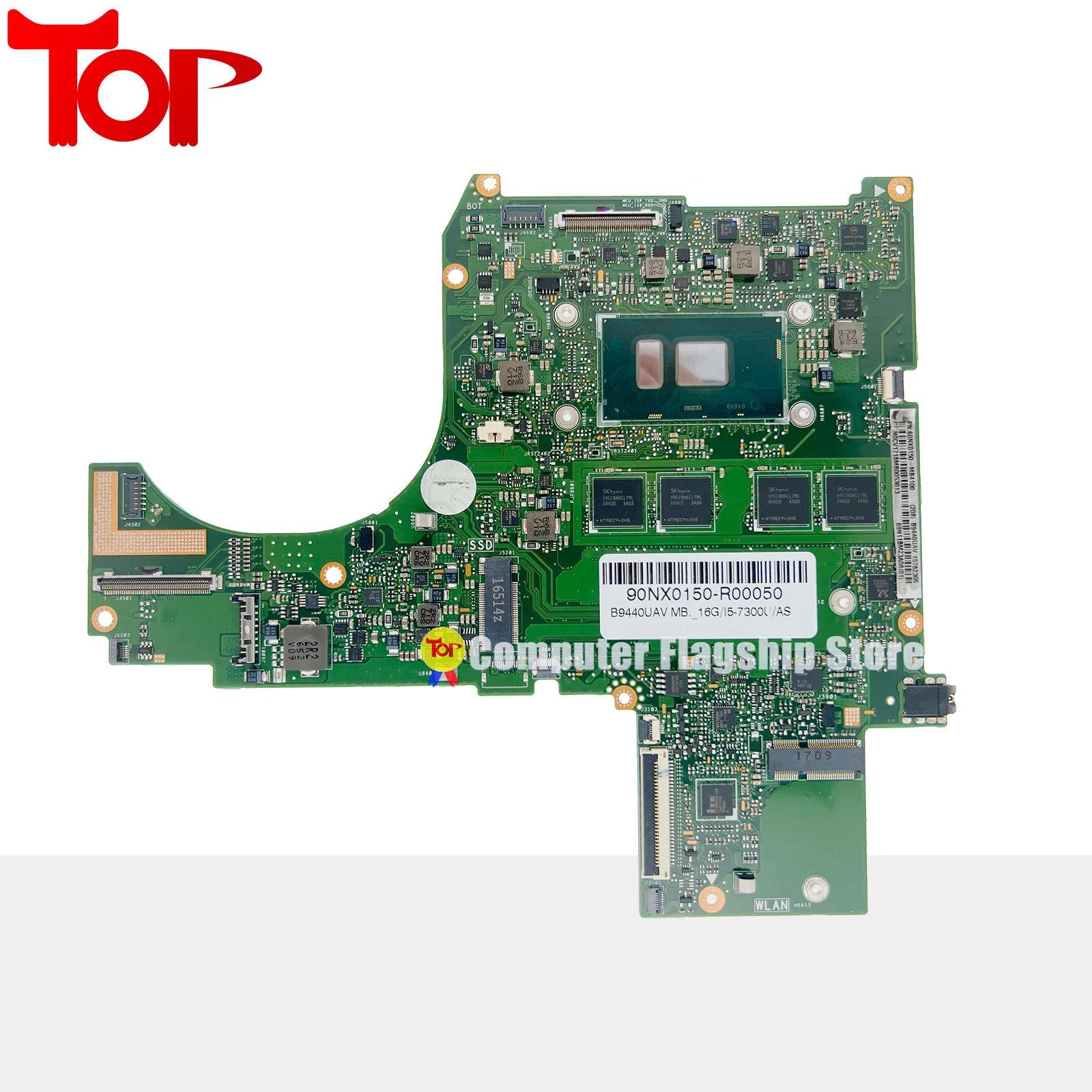 KEFU B9440 Laptop Motherboard Für ASUS PRO B9440UA B9440U B9440UAV I7-7500U I5-7300U 8G oder 16G RAM Mainboard 100% arbeits