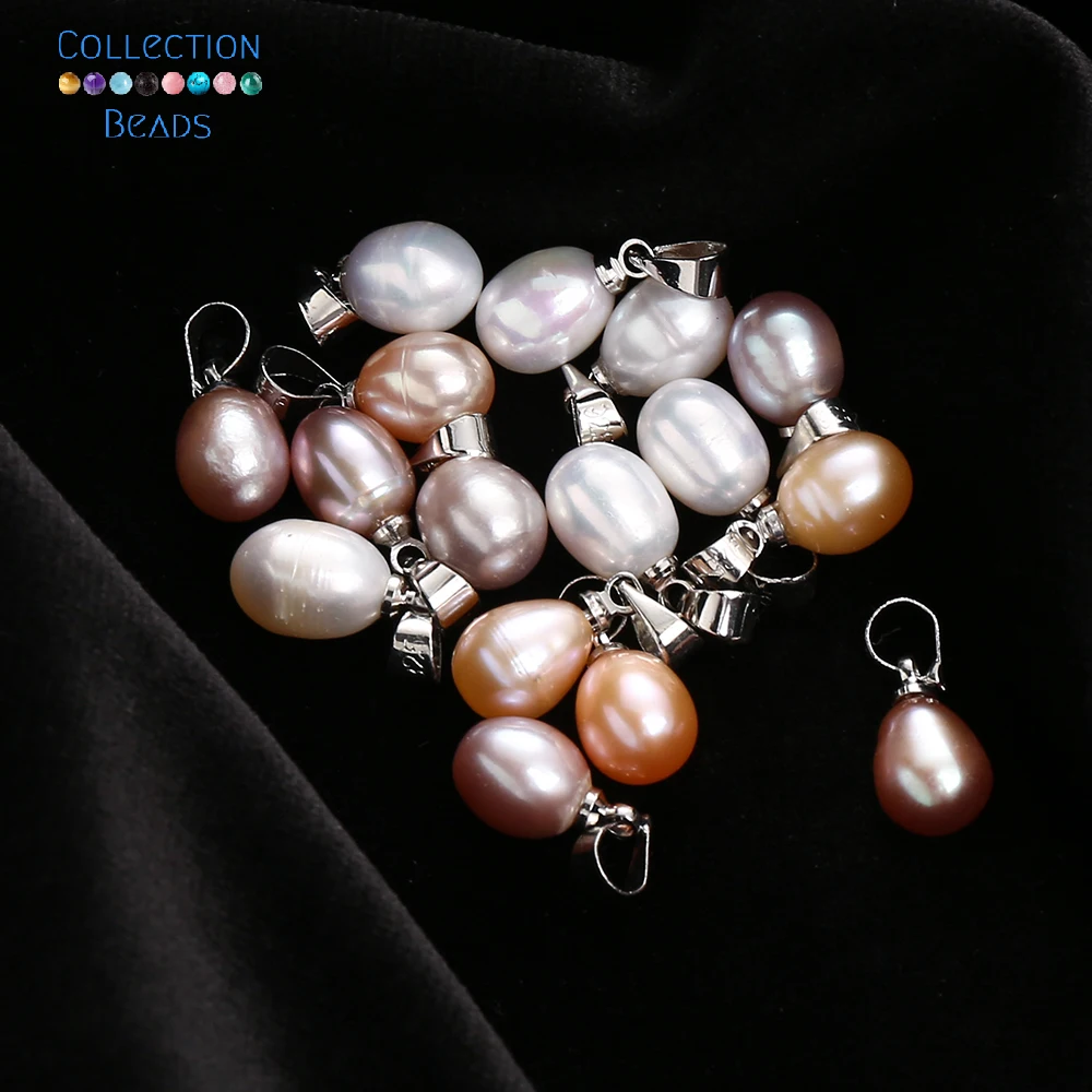 1pc 8*9mm Natural White Water - огляд і ціна Freshwater Cultured Pearl Necklace 8-9Mm