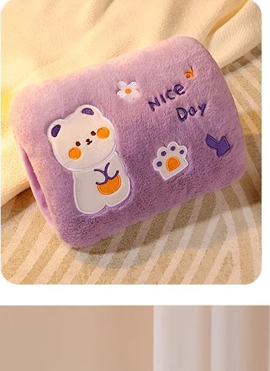 Hot water bag rechargeable hand warmer artifact winter explosion-proof cartoon electric warm water bag