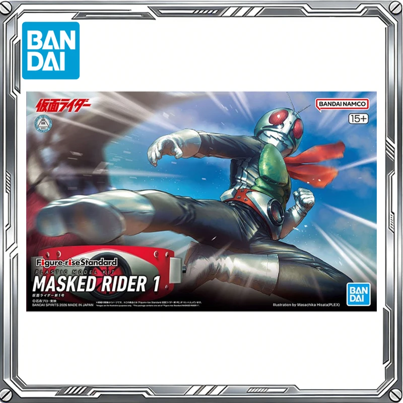 

Оригинальный конструктор BANDAI Figure-rise Standard FRS Masked Rider 1: Коллекционная модель, игрушка для сборки, украшение, подарок