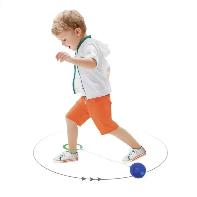 子供ジャンプボール回転ジャンプリング片足縄跳び調整バランス屋外楽しいおもちゃ遊園地スポーツセット