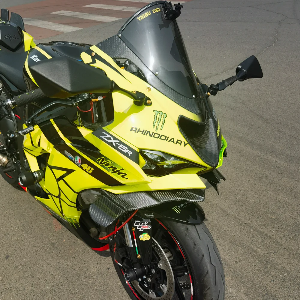 追加画像 カワサキ新 ZX-6R ZX6R 2024-2025 100% カーボンファイバーオートバイ
