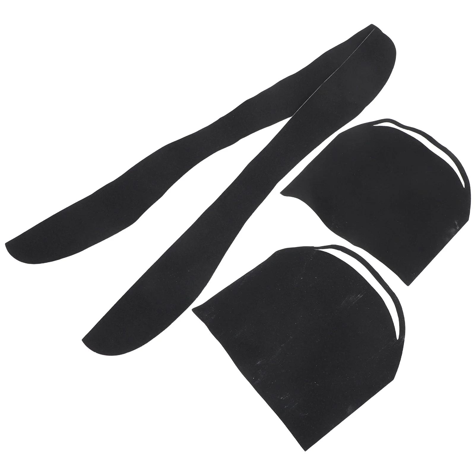 2 مجموعات شريط لحام لوح التزلج 46 بوصة قطع مجوفة ورق الصنفرة غير قابل للانزلاق لألواح التزلج والدراجات البخارية والكرسي المتحرك الممارسة اليومية