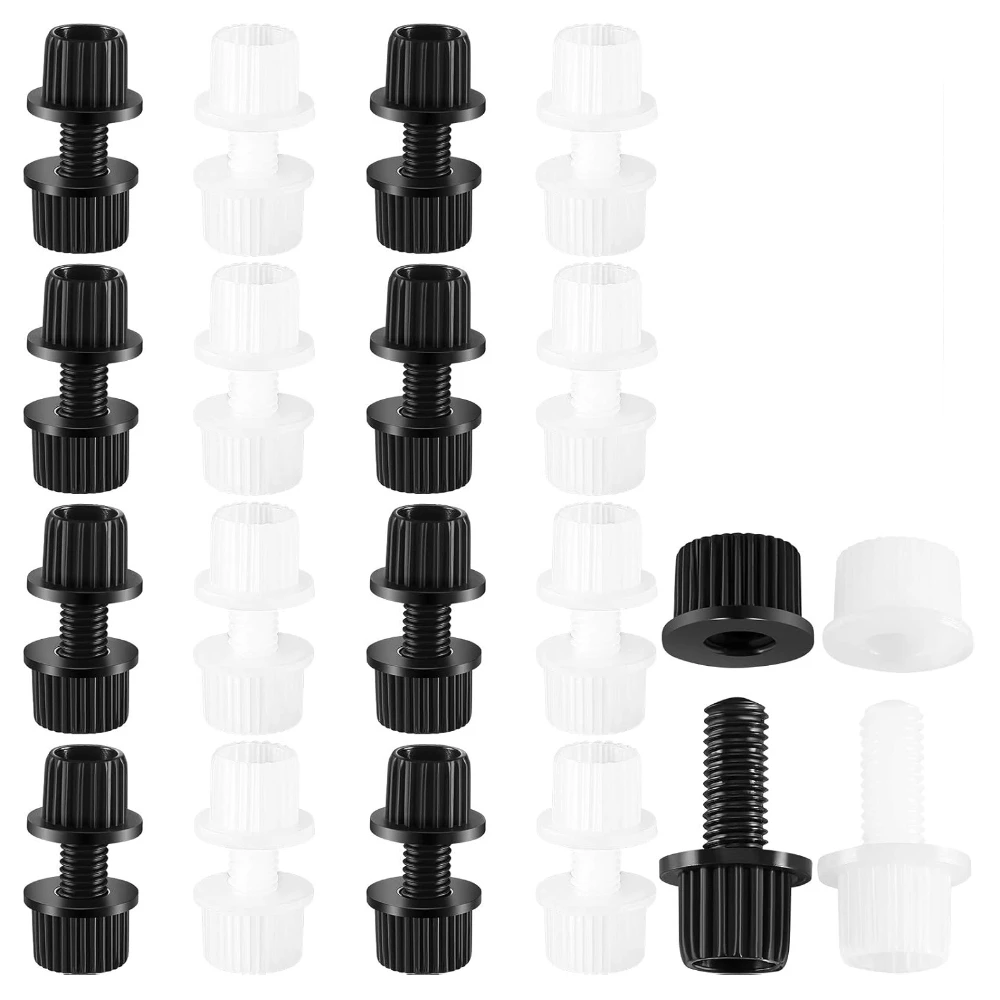 

16 Pairs Nylon License Plate Cover Screws License Plate Holder Bolts for Motorcycle and Bike Fastening License Plates