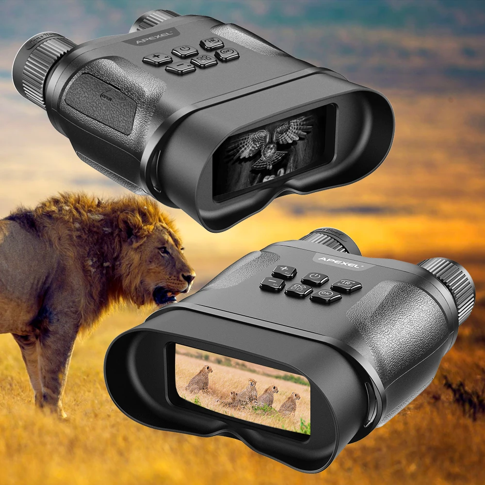 

APEXEL Digital Night Vision Binoculars Device 200/300m 4X 1080P HD Infrared Day-Night Vision with Video Recordin Hunting Outdoor