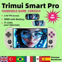 1.Trimui Smart Pro Handheld Game Consoles  4.96''IPS Screen RGB Lighting Linux System Joystick Handheld Retro Gaming Consoles Gi