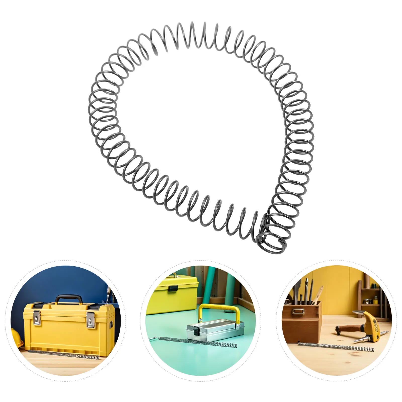 4Pcs Heavy Duty Compression Springs 1Mm Wire Dia 14Mm Od 300Mm Length Strong Return Force Long Coil Spring for Home Repair