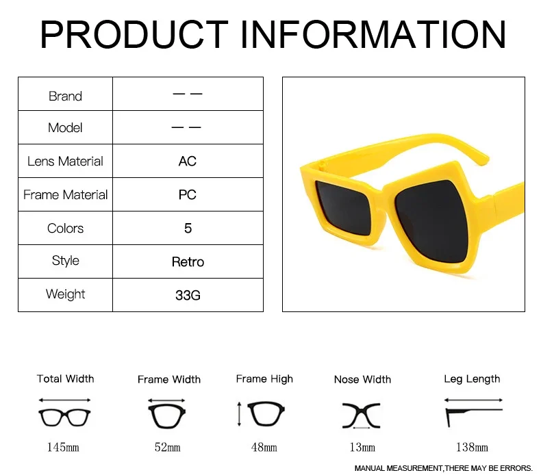 Fashion Irregular Square Sunglasses Man Fashion Brand Designer Personality Sun Glasses Male White Black Mirror Oculos De Sol