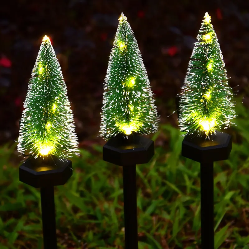 Solar LED Outdoor Tree Lamp, Impermeável Paisagem Luzes, Decoração de Jardim de Natal Lâmpadas de Ano Novo Casa Varanda, 176