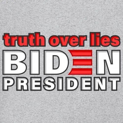 Truth Over Lies Biden for President Women's Long Sleeve T-shirt Uncle Joe 2020