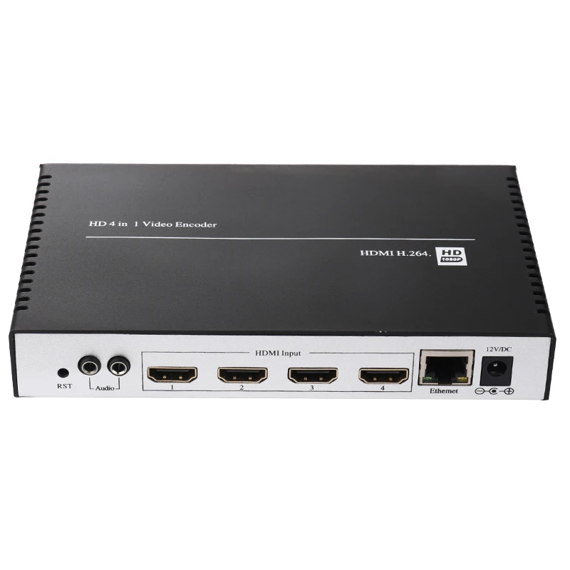 

4 Channel HDMI 1080P H.264 encoder RTMP HTTP live stream up to 16 IPTV Facebook hdmi encoder iptv