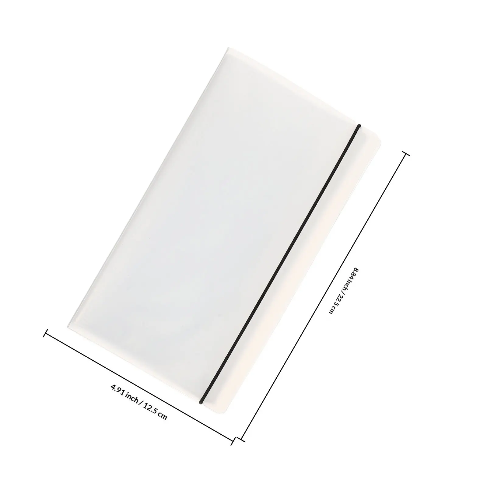 Multi-Function Ticket Collection Album Transparent Loose-Leaf Storage Book for Movie Plane Train Tickets Organizer Gift