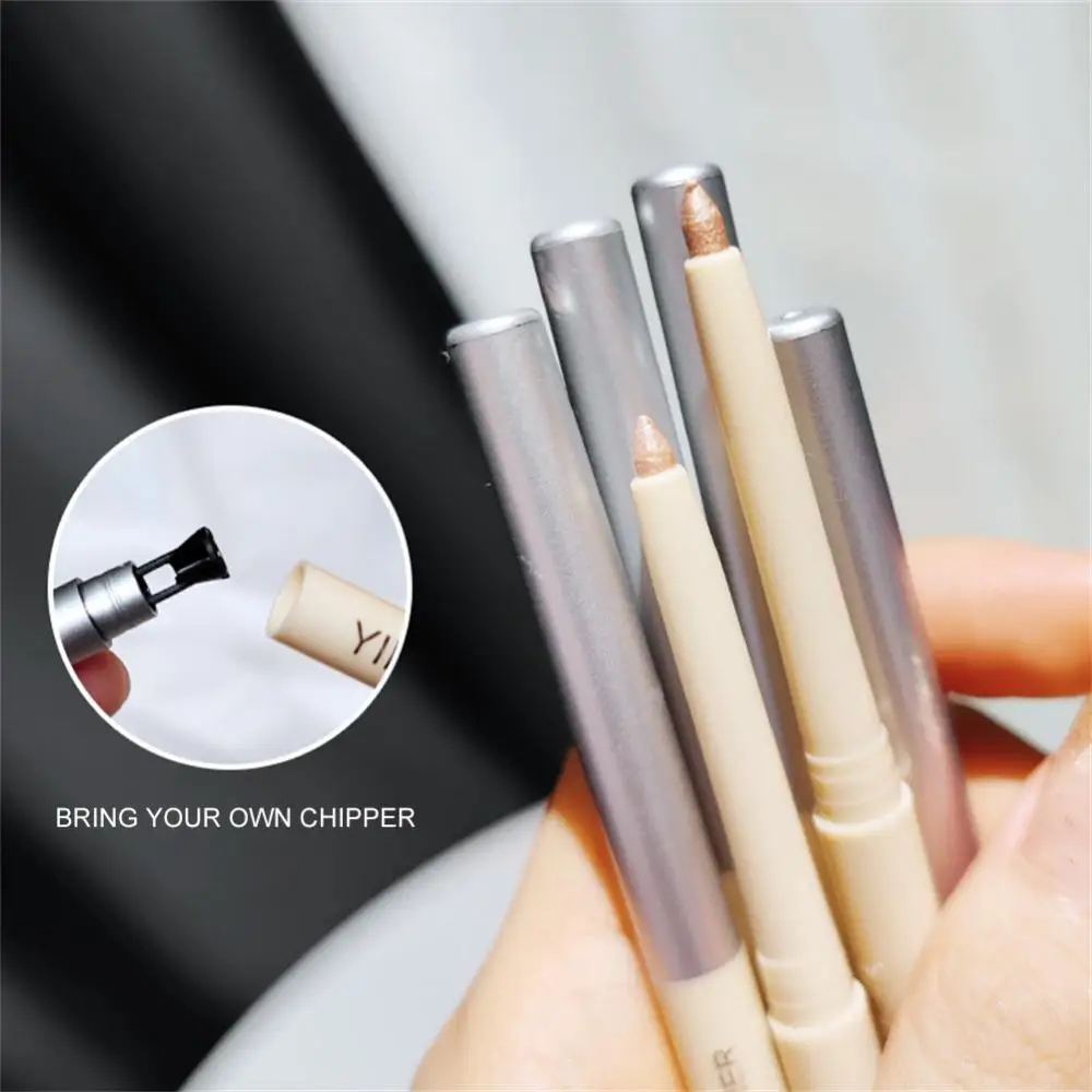 Highlighter Stick Shimmer Shiny Eyeshadow 5 Colors Eyeshadow Pen Eyes Makeup Lying Silkworm Pen Brighten Sparkling Eyes