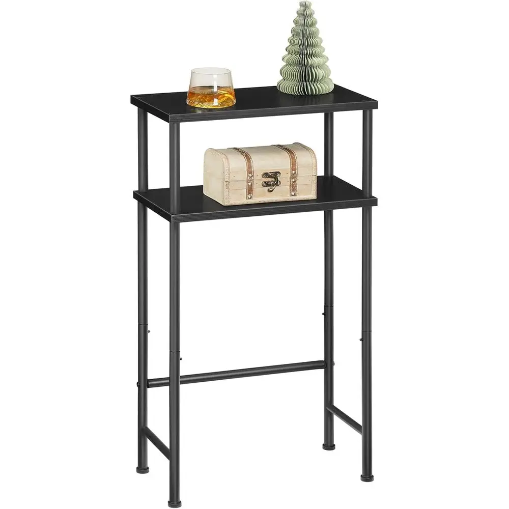 

Narrow ole Table or Small Space, 15.7" Entryway Table with Storage, 2 Tier Soa Table with 2 Shelves, Skinny ole Table or Entrywa