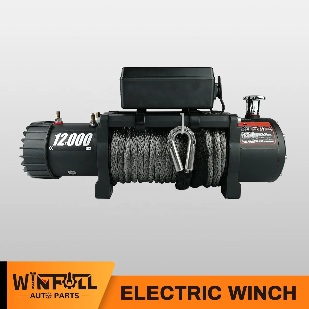 15000lbs 12V 24v Series Electric Winch Set Wound Aluminum Alloy Auto Remote Control Supplier Cross-Border