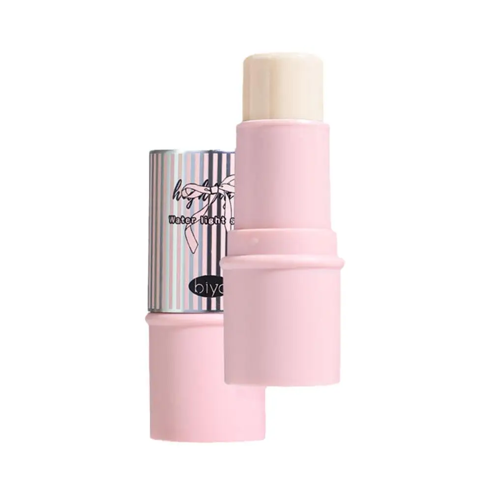 Water Light Shimmer Highlighter Blush Stick Waterproof Brighten Face Cosmetics Face Contouring Rouge Lasting Co C5j6