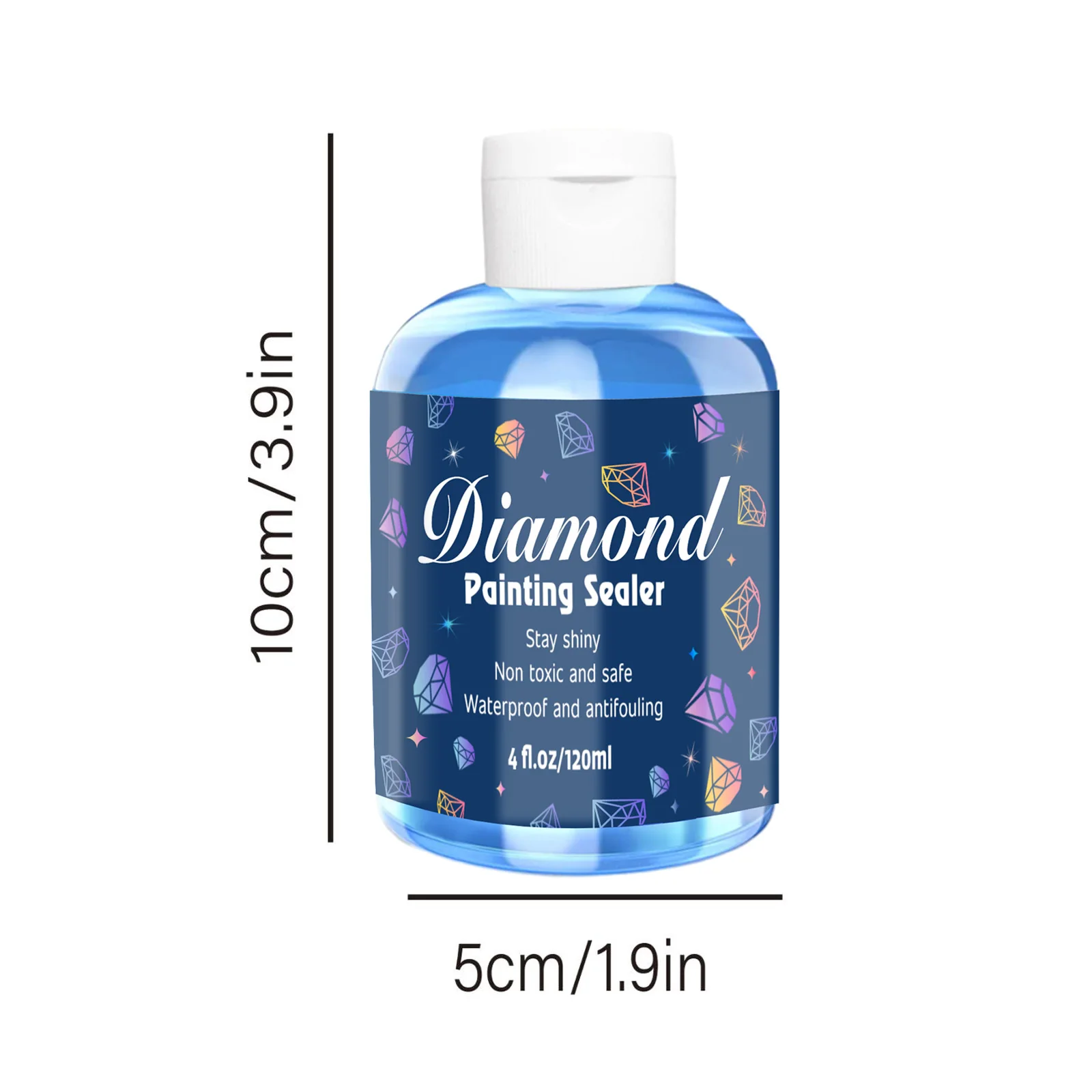 240ml/120ml Diamond Painting Sealer, 5D Diamond Painting Glue Sealer Permanent Hold & Shine Effect Conserver for Jigsaw Puzzles.