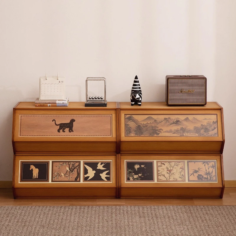 Multifunctional Bay Window Storage Cabinet Space-Saving Tatami Ottoman for Balcony Living Room
