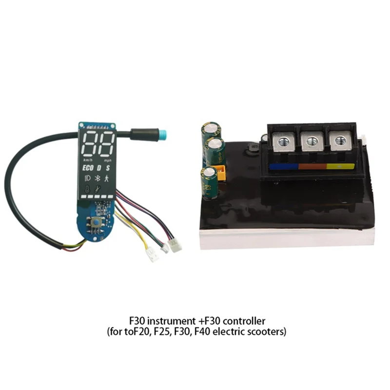 For F20/F25/F30/F40 Electric Scooter Dashboard Controller Bluetooth Motherboard Replacement Parts