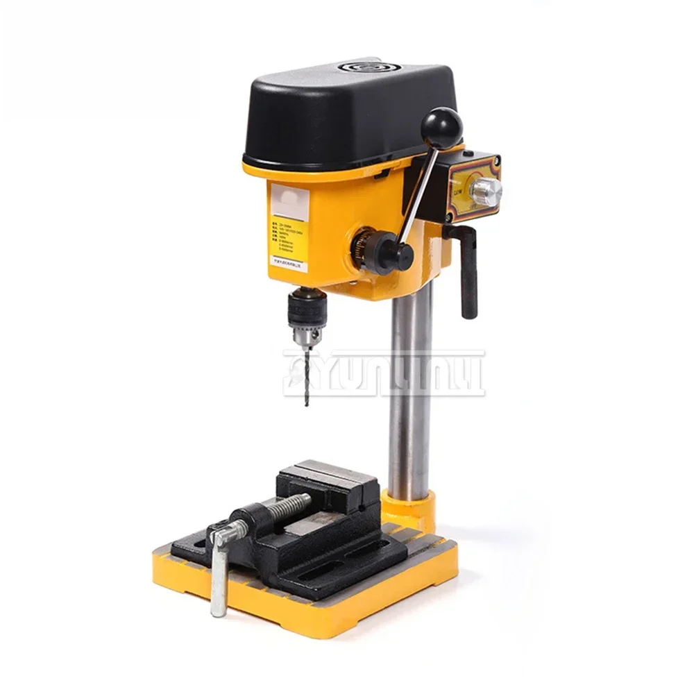 

6mm Micro Bench Drill 110V/220V Electric Drilling Machinery Portable Punching Grinding Machine for Metal Woodworking Plastic