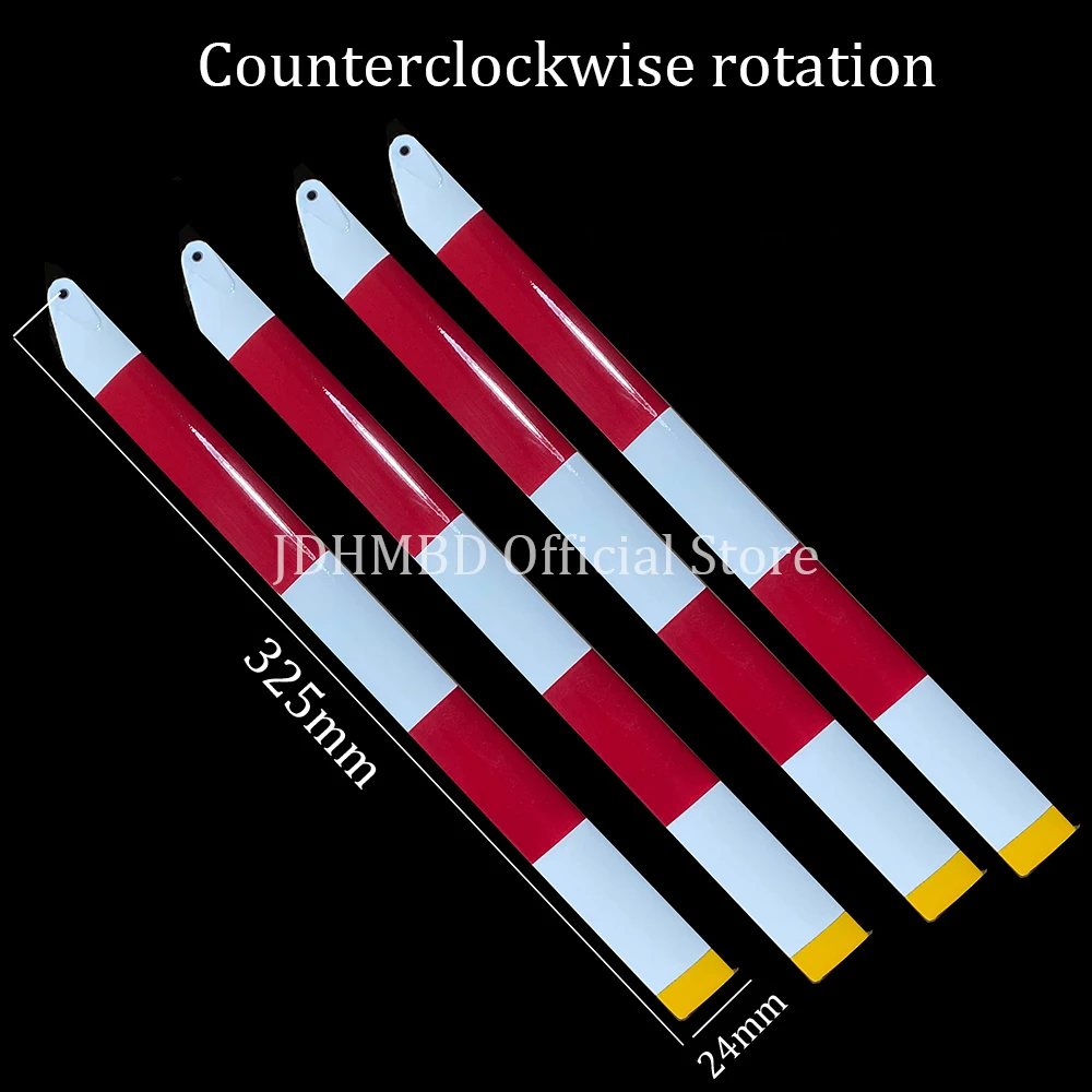 JDHMBD 325mm carbon fibre main balde for 450 450PRO / V2 helicopter For 3 4 5Blades Main Rotor Head Narrow blade suitable