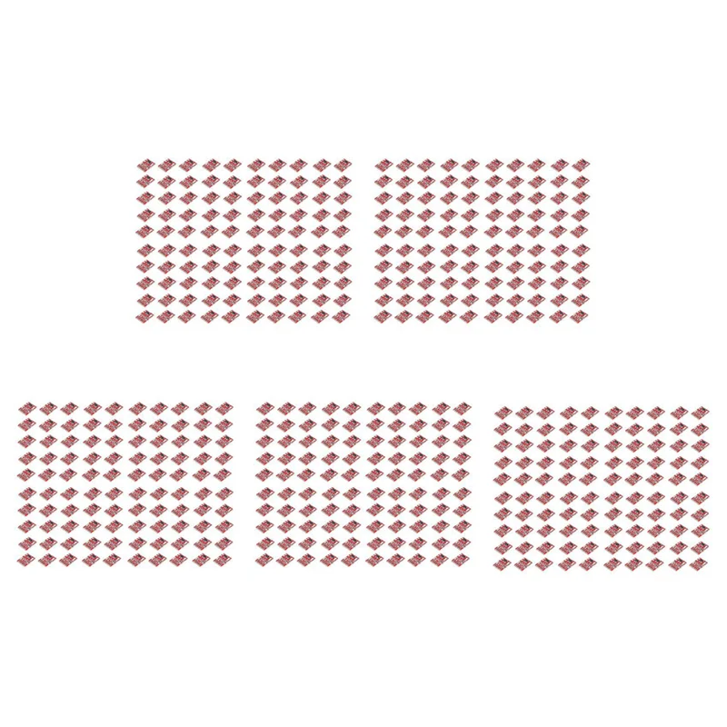 VOFUN-500Pcs TTP223 Módulo de interruptor de tecla táctil botón táctil interruptores capacitivos de bloqueo automático/sin bloqueo de un solo canal