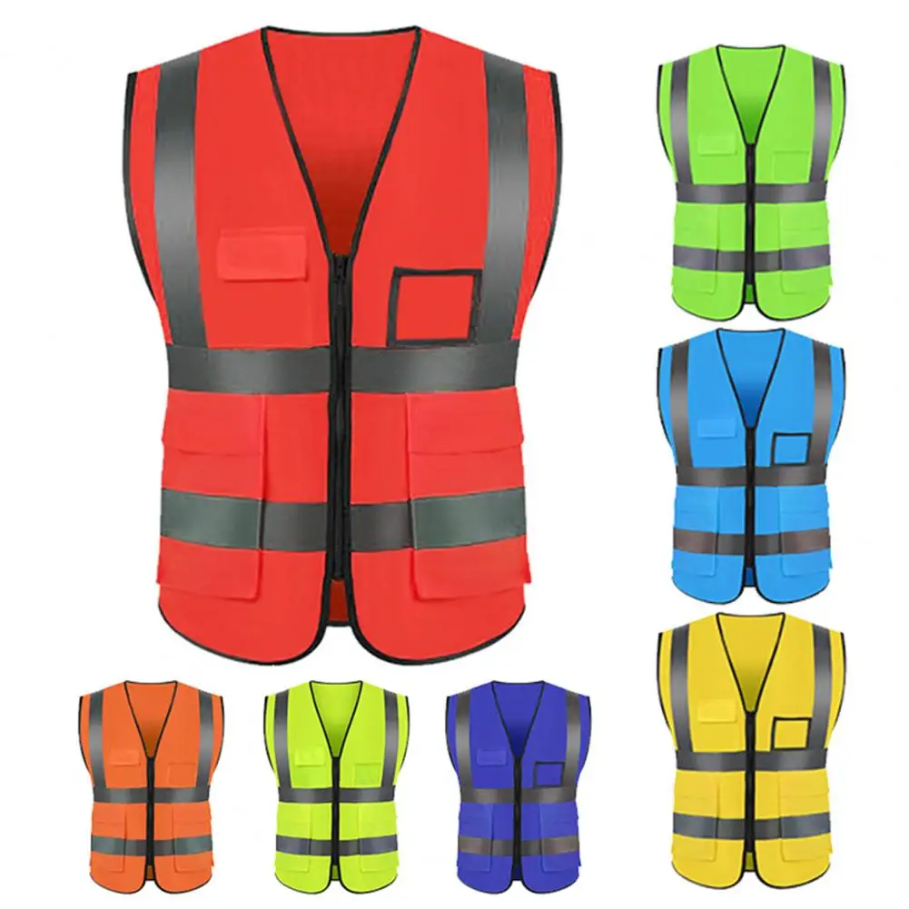 High Visibility Reflective Vest Outdoor Cloth Safety Protective Vest Motorcycle Cycling Sports Reflective Jacket Safety Vests