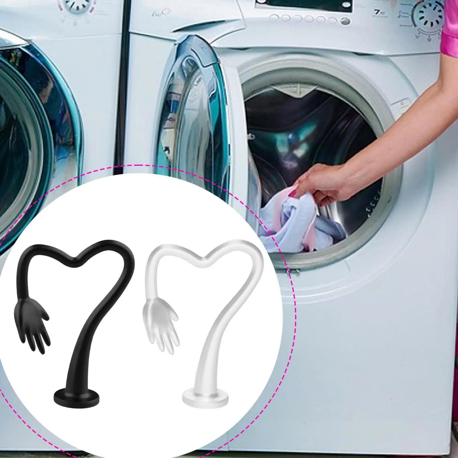 Front Load Washer Door Prop Universal Easy to Install Lightweight Silicone