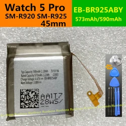 590mAh EB-BR925ABY New Replacement Smart Watch Battery for Samsung Galaxy Watch 5 Pro 45mm SM-R920 SM-R925