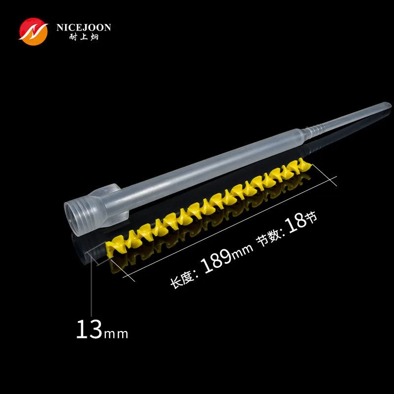 10PCS  C13-18L Two Component Static Mixing Nozzle With Extendable Hose Interface For Dispensing