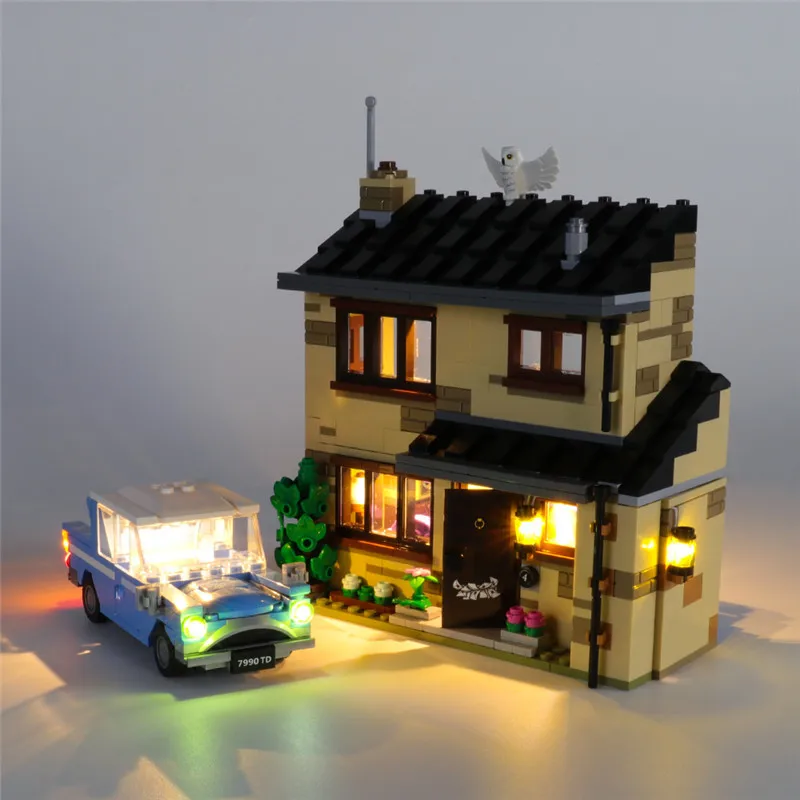 DIY LED Light Kit For LEGO 75968 4 Privet Drive Building Blocks Set (Only LED Light,Without Blocks Model)