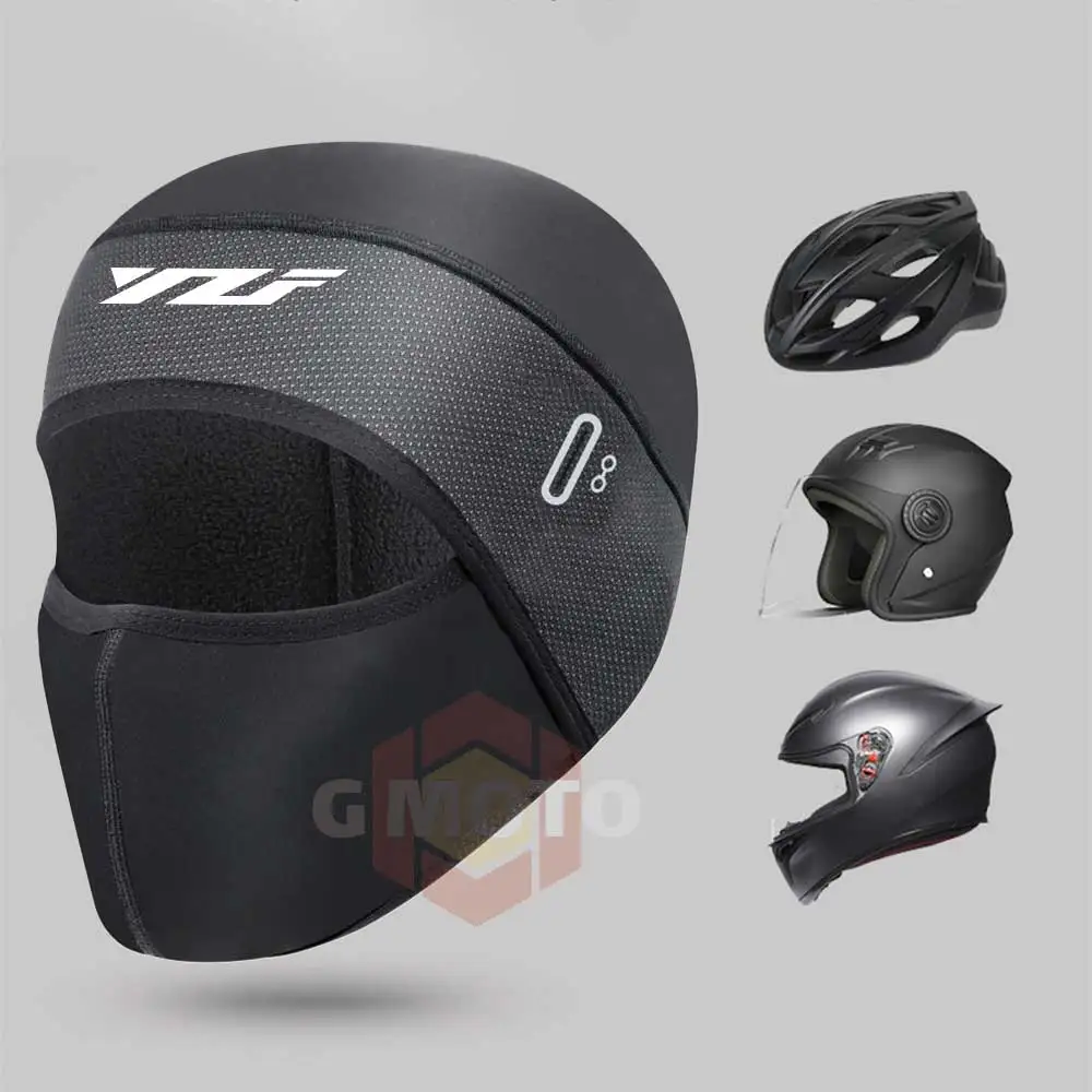 For yamaha yzf Winter Fleece Cycling Caps Warm Outdoor Skiing Bike Riding Caps Helmet Liner Sweat Wicking Cap Running Hats for