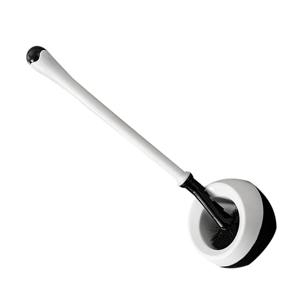

1 set Toilet Bowl With Holder Smooth Handle Long Handle Brush For Bathroom Cleaning Household Cleaning Supply Toilet Brush With