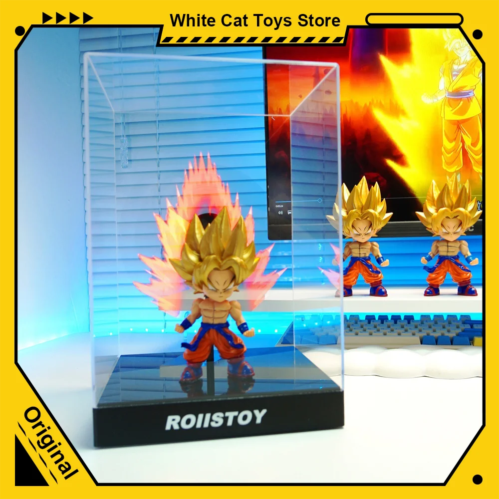 

Dragon Ball Son Goku Vegeta Chaoz Kame Hame Ha Night Light Anime Storage Box DIY 3D Holographic Projection Decoration Model Toy