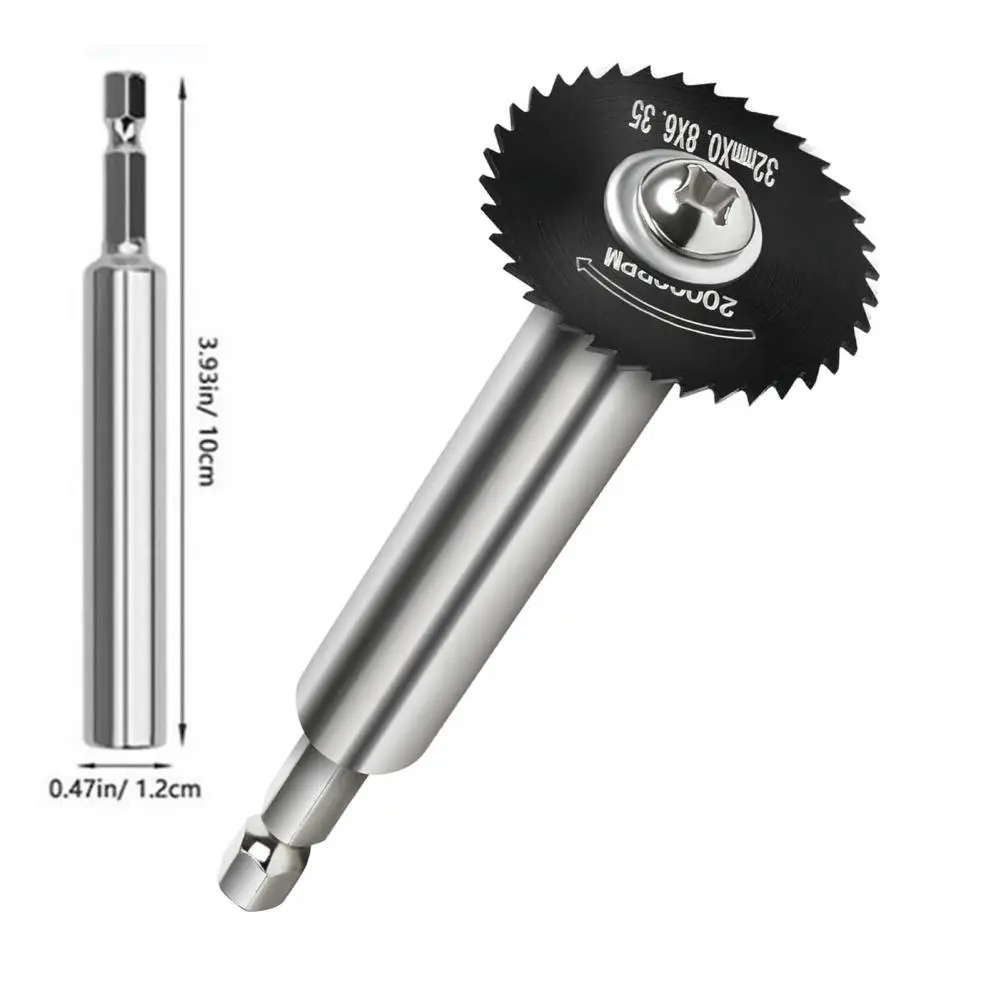 Pipe Cutter with 5 Replacement Saw Blades Compact Design Portable 1/4 Inch Hex Shank Impact Connect PVC Pipe Cutter Set