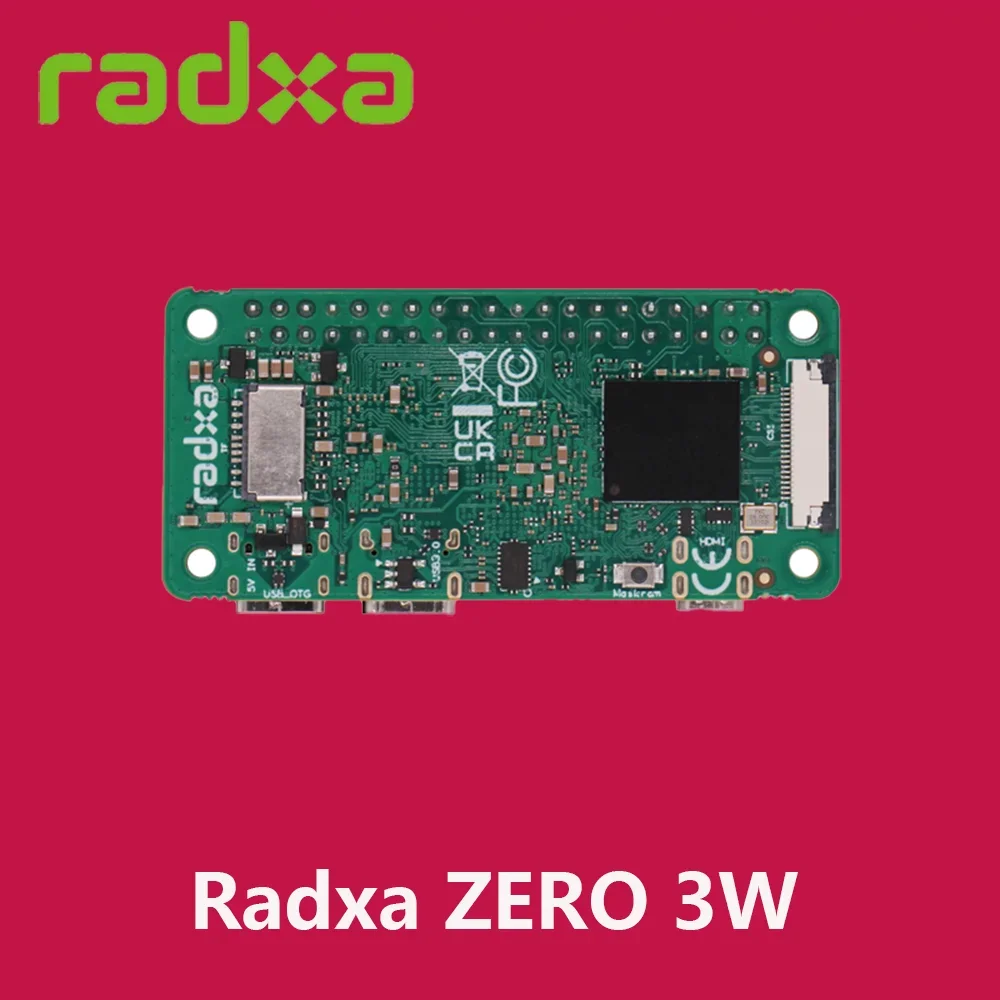 Radxa ZERO 3W bord quad-core arm ®   Cortex ™ -A55 RK3566 Chip DDR4 Met Pin Soldeer Nieuw