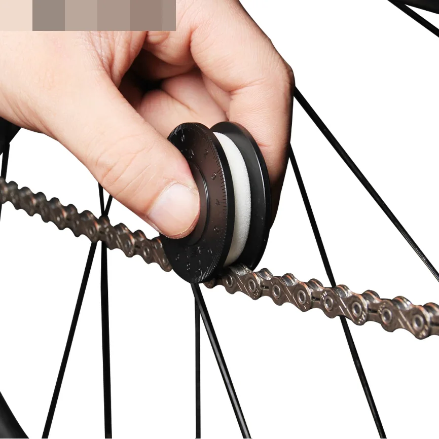 

1set Bike Chain Lubricator,Bicycle Oil Roller Cleaning Mutifunction Chains Tool,for Barrel/12mm Bucket Shaft Frame Portable Tool