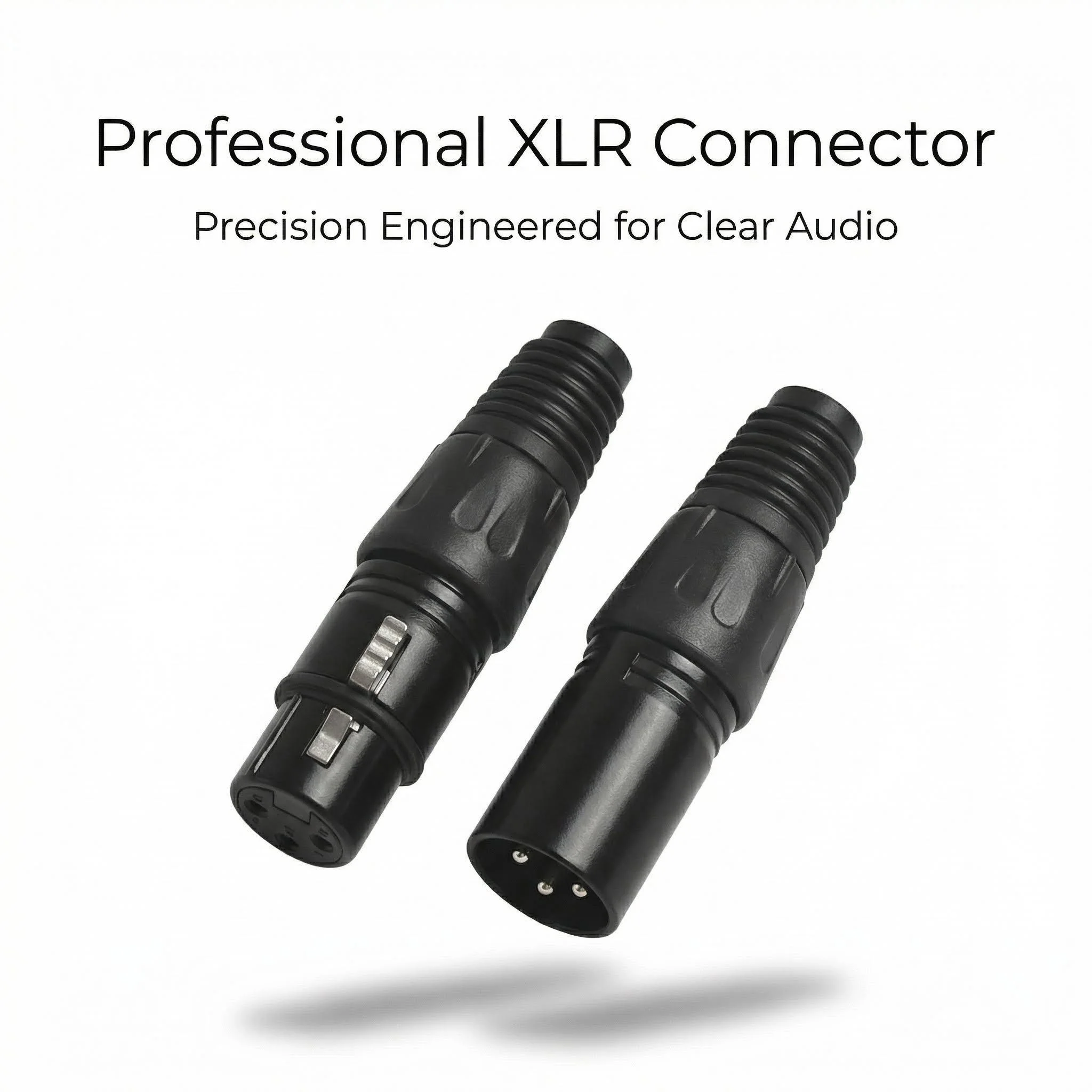 

Professional Balanced XLR Adapter, 3-Pin Male to Female Audio Connector for Mic Mixer Studio Equipment(4/10/20pcs Optional)