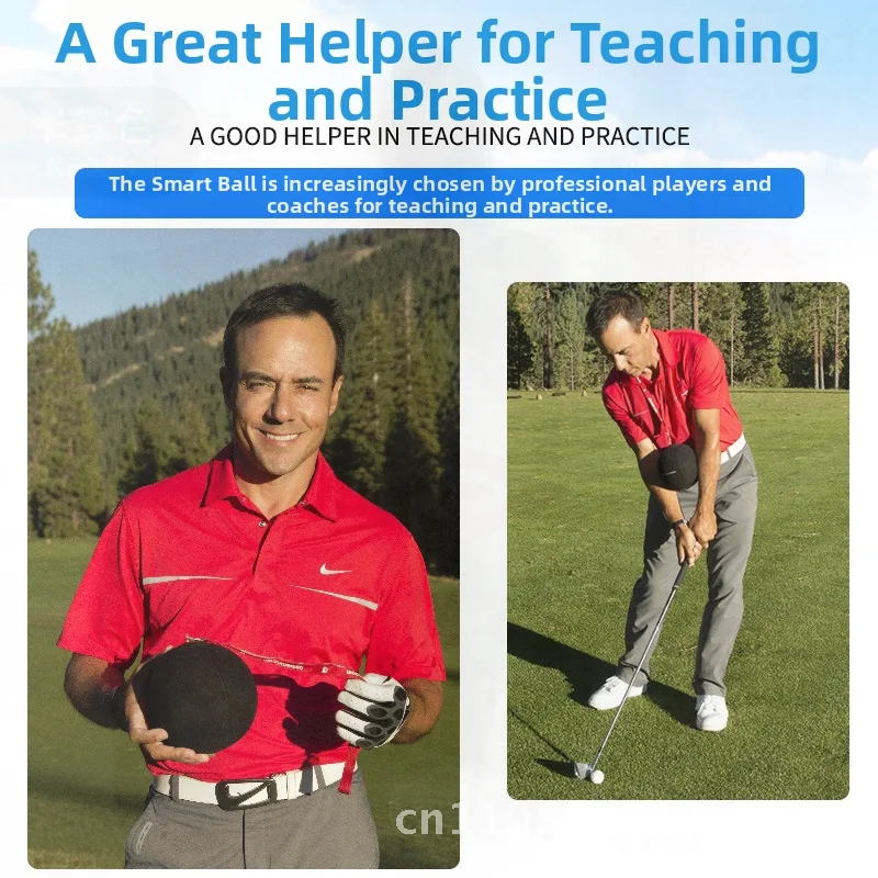golf-smart-ball-swing-trainer-with-arm-corrector-auxiliary-training-device-pvc-adhesive-flocking-fabric-gray-blue-red