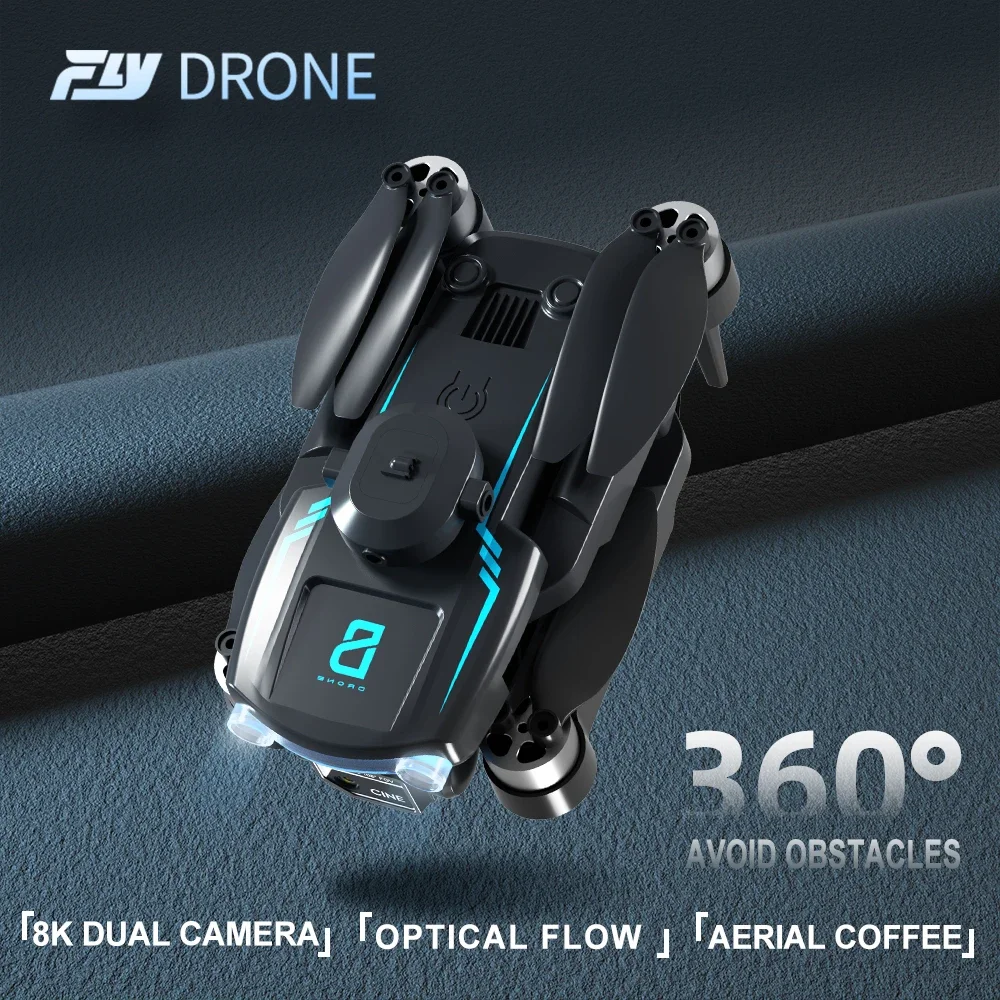 F169 8K Rc Drone 4K Profesional with HD Camera  WiFi  2-Axis anti shake Gimbal Quadcopter Brushless Motoror Mini Dron