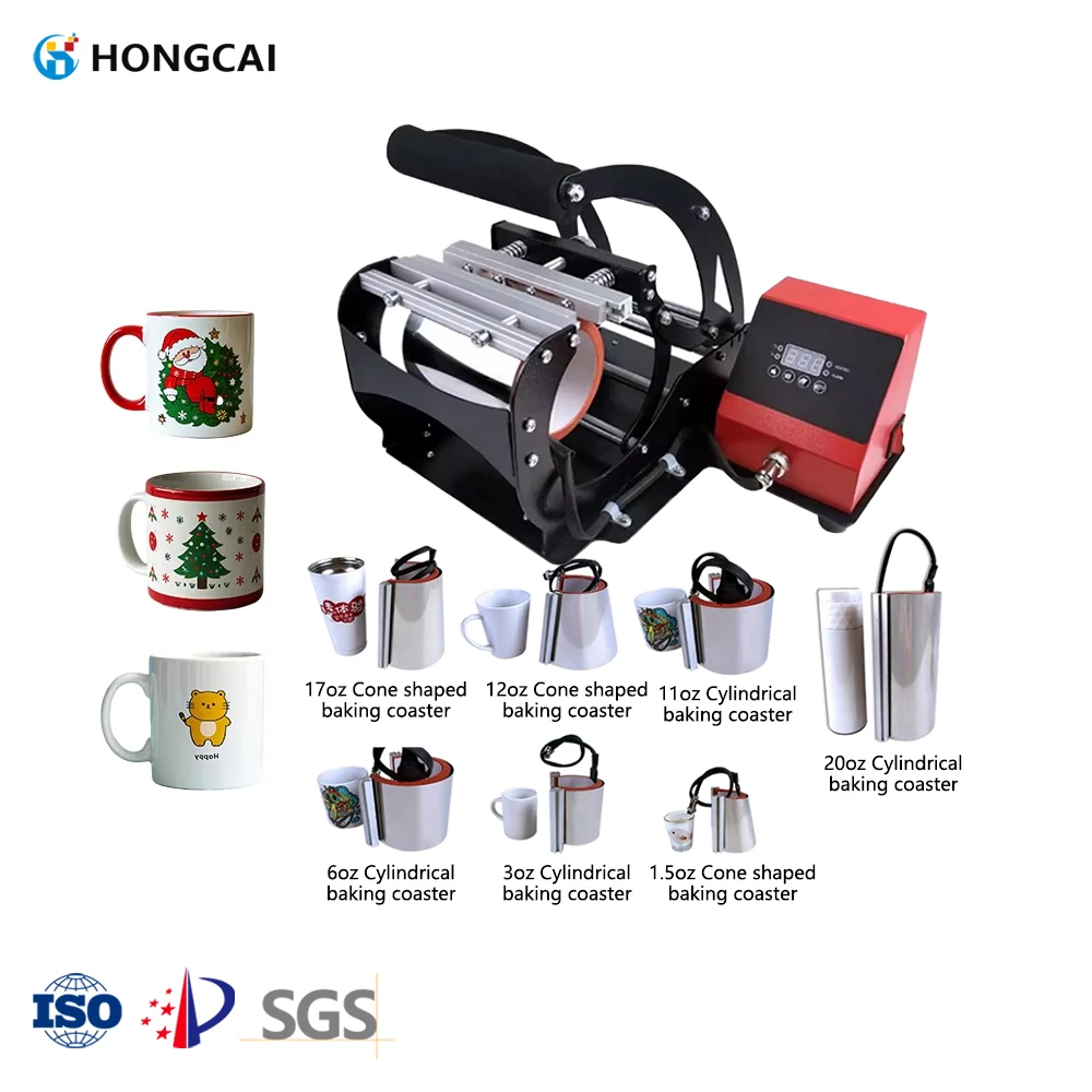Tostadora y máquina de tazas 7 en 1, termo eléctrico de múltiples tipos, estampado en caliente, grado Manual, venta al por mayor de fábrica