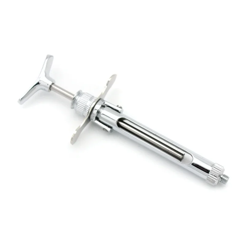 Dental Gun Syringe Press Type Syringe Surgical Instrument Anesthesia Aspirating Needle Tube Oral Surgery Stainless Steel Tool