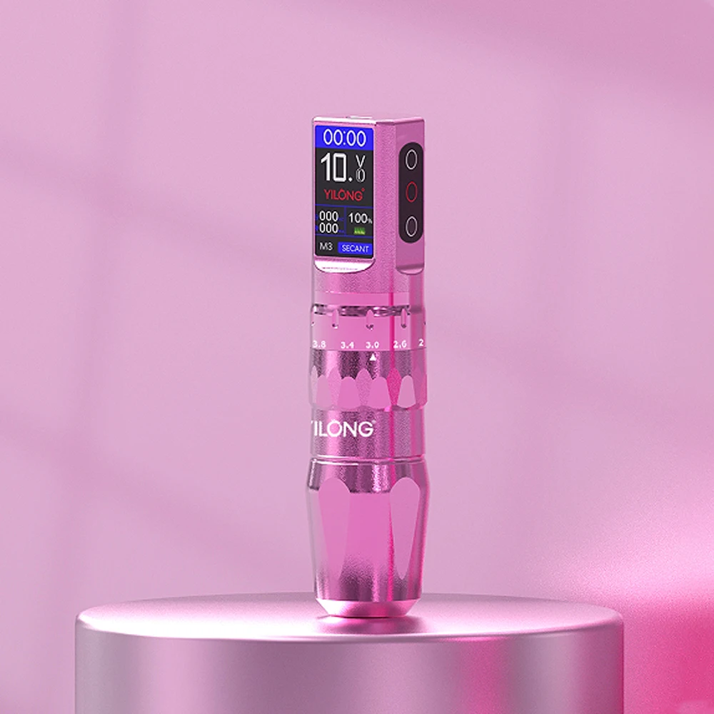 

Профессиональная беспроводная тату-машинка, портативная вращающаяся ручка на батарейке, 6, регулируемый ход 2,2–4,2 мм, макияж тела для татуировщиков