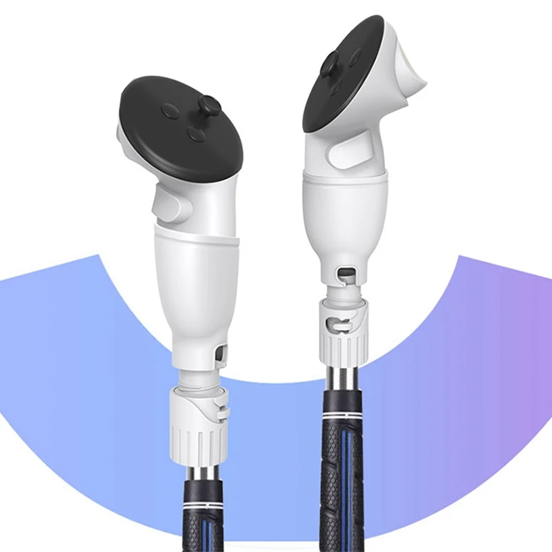 2025 New VR Golf Club Handle Grip Retractable Golf Grip Adapter VR Golf Simulator Handle For Oculus Quest 3S VR Game Accessories