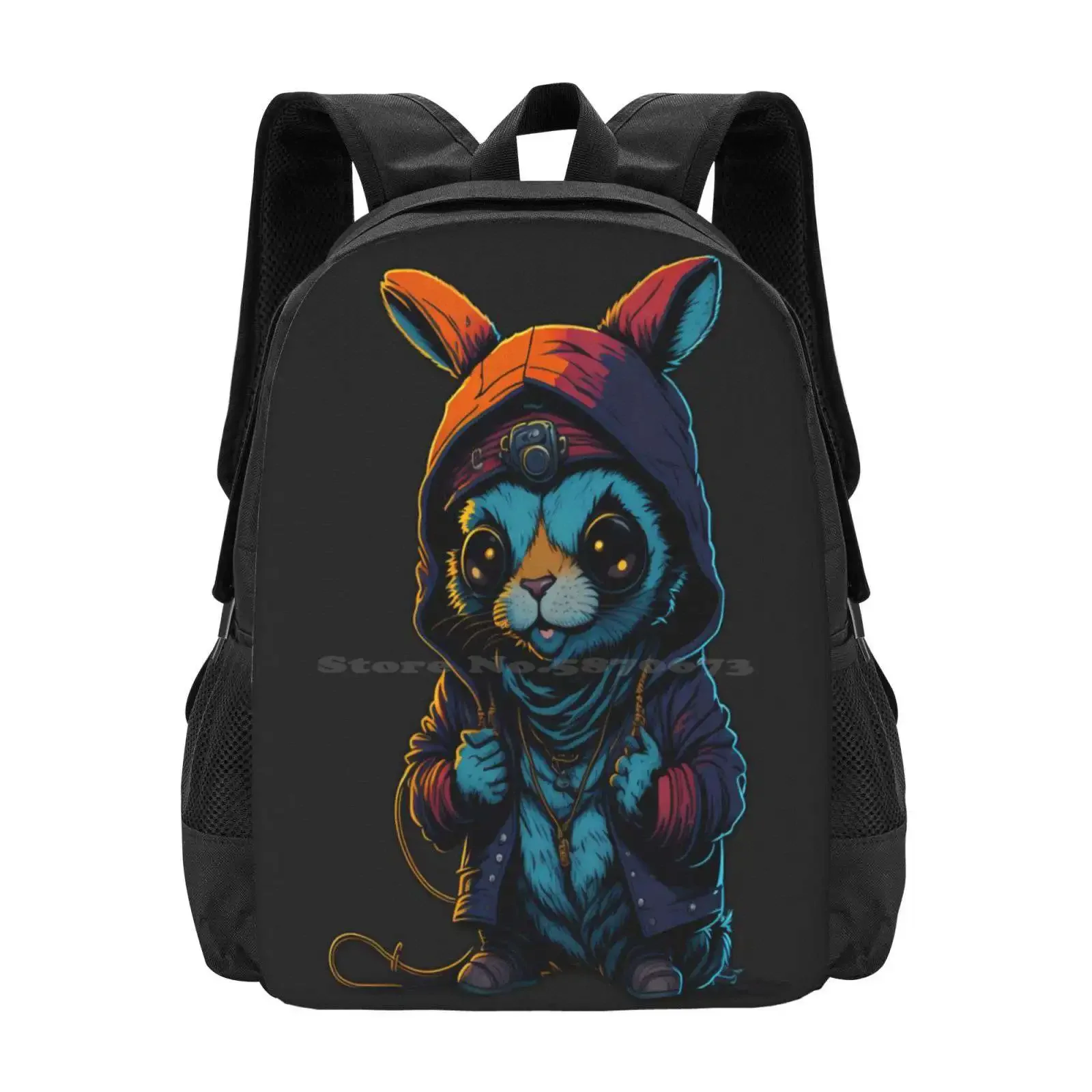 Sdp Bunny Hot Sale Schoolbag Backpack Fashion Bags Sdp Animals Sdp Artworks Adorable Aesthetic Animal Lover Cartoon Cat