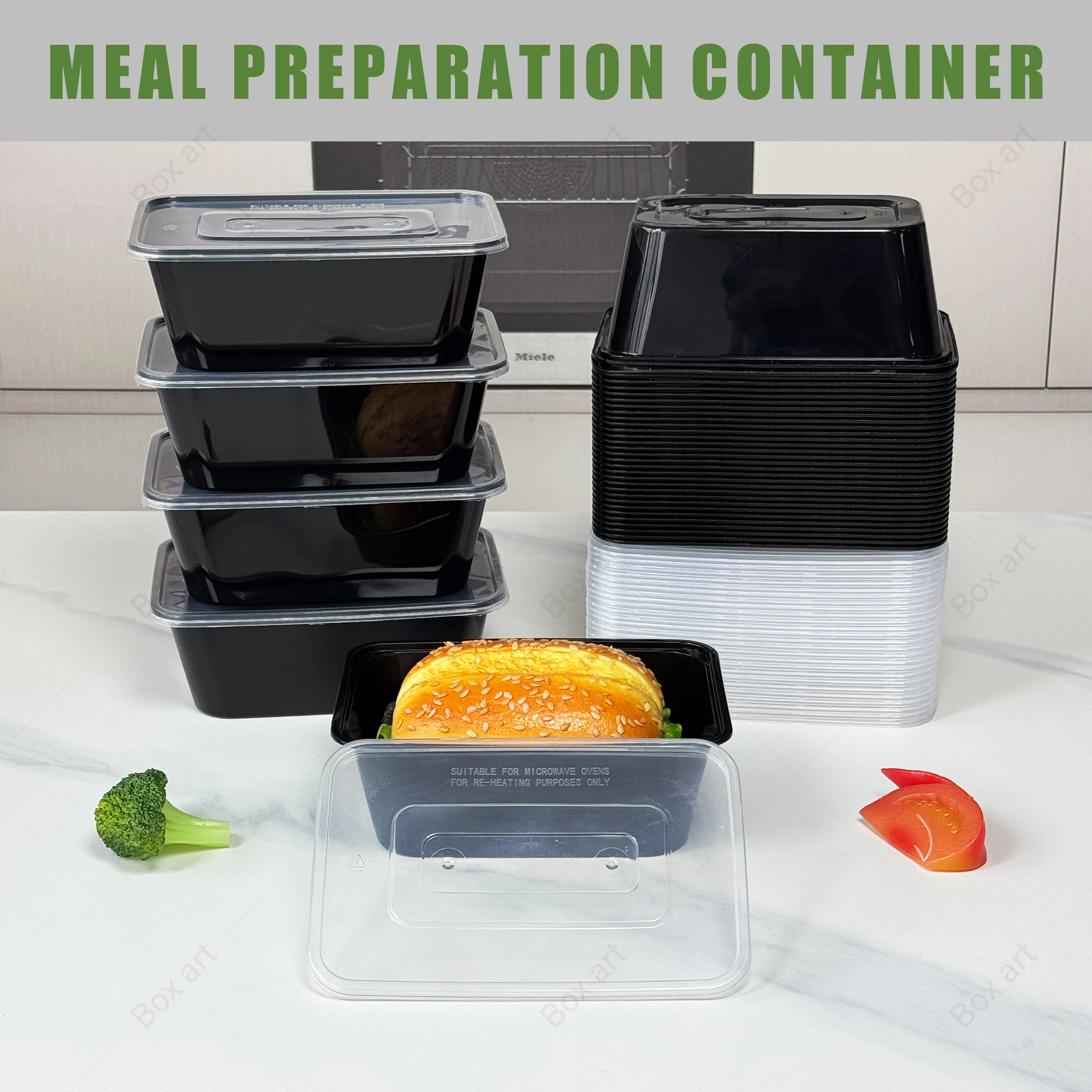 15/50Pcs, 720ml Rectangular Me - Meal Prep Menu review and price