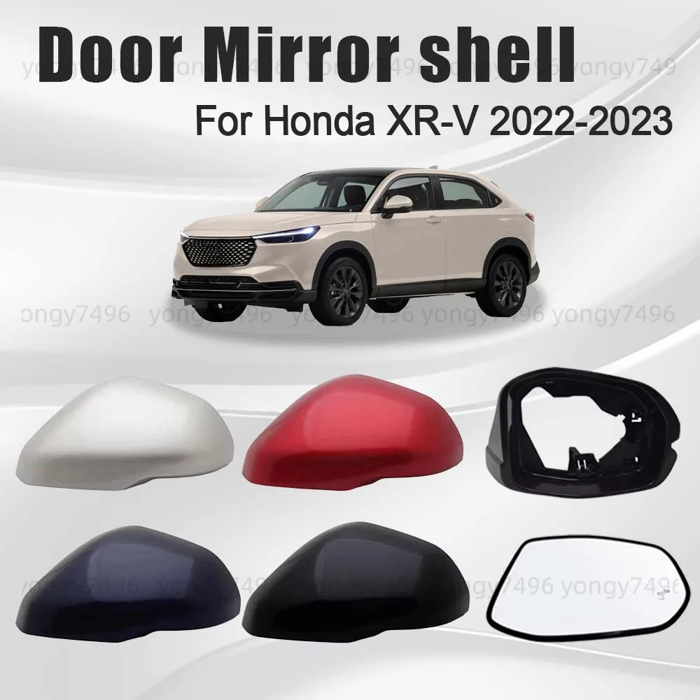 

Cars Accessories Elegant Rhythm Gold Blue Door Mirror Shell For Honda XR-V 2022 2023 Picture Frame Lens Lower Cover No Camera